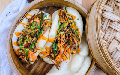 Bao Buns s trhanou hlívou